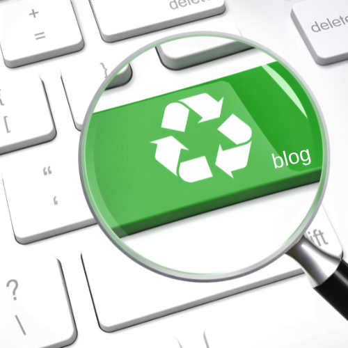recycle blog toetsenbord
